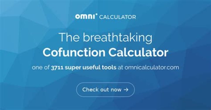 Cofunction Calculator